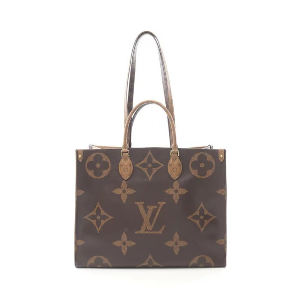 Louis Vuitton Bag Beige Brown Tote OnTheGo Giant Canvas Monogram - Picture 2 of 7